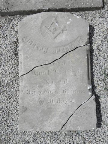 Joseph Speckart monument found