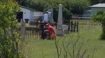 e Clampus Vitus members (Clampers) cleaning and removing weeds from the cemetery.